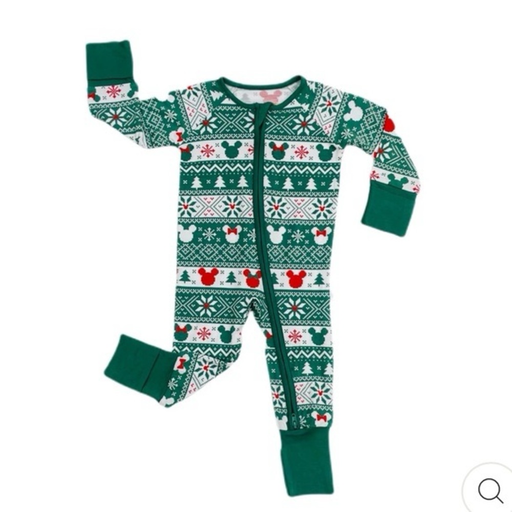 little sleepies mickey fair isle 6-12m retired print